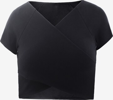 T-shirt AIKI KEYLOOK en noir : devant