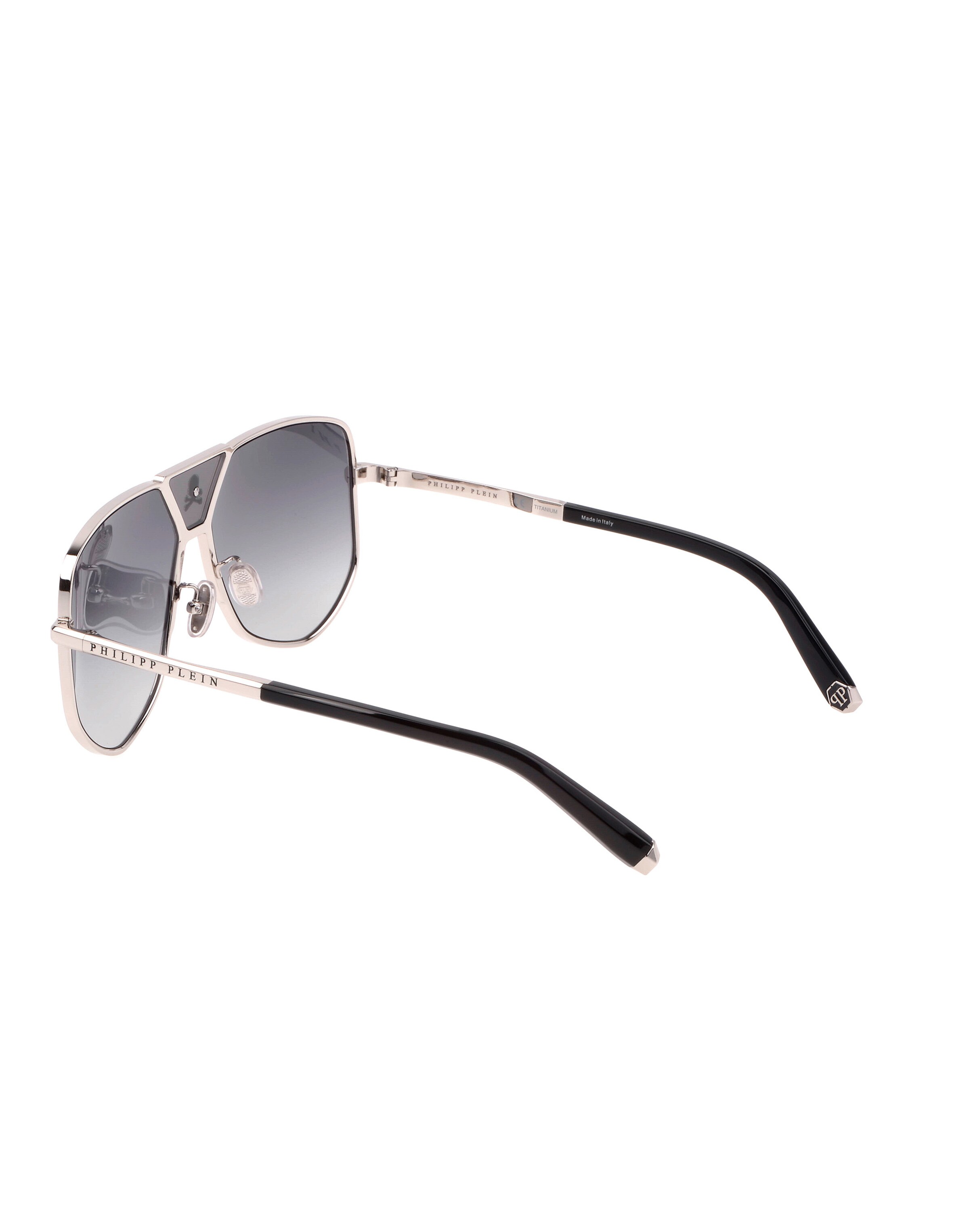 Philipp Plein Sonnenbrille 'Skull' in Silber
