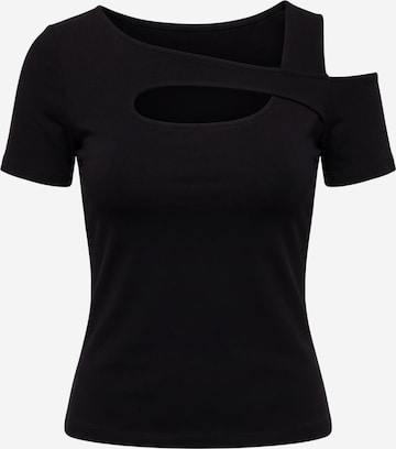 ABOUT YOU T-Shirt 'Iliana' in Schwarz: Vorderseite