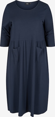 Zizzi Dress 'Ehelia' in Blue: front