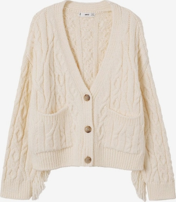 Cardigan 'Pony' MANGO en beige : devant