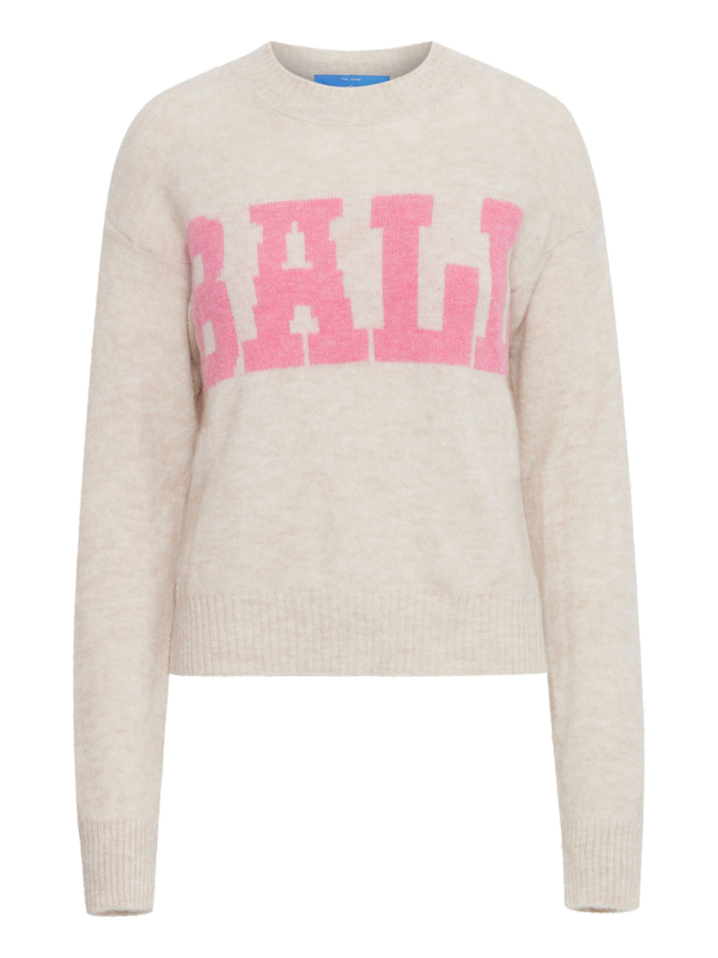 Ball Pullover 'Stacy' in Weiß: Vorderseite