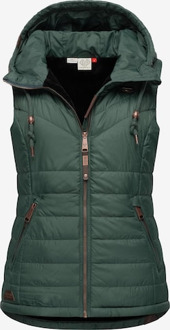 Gilet sportivo 'Lucinda' di Ragwear in verde: frontale