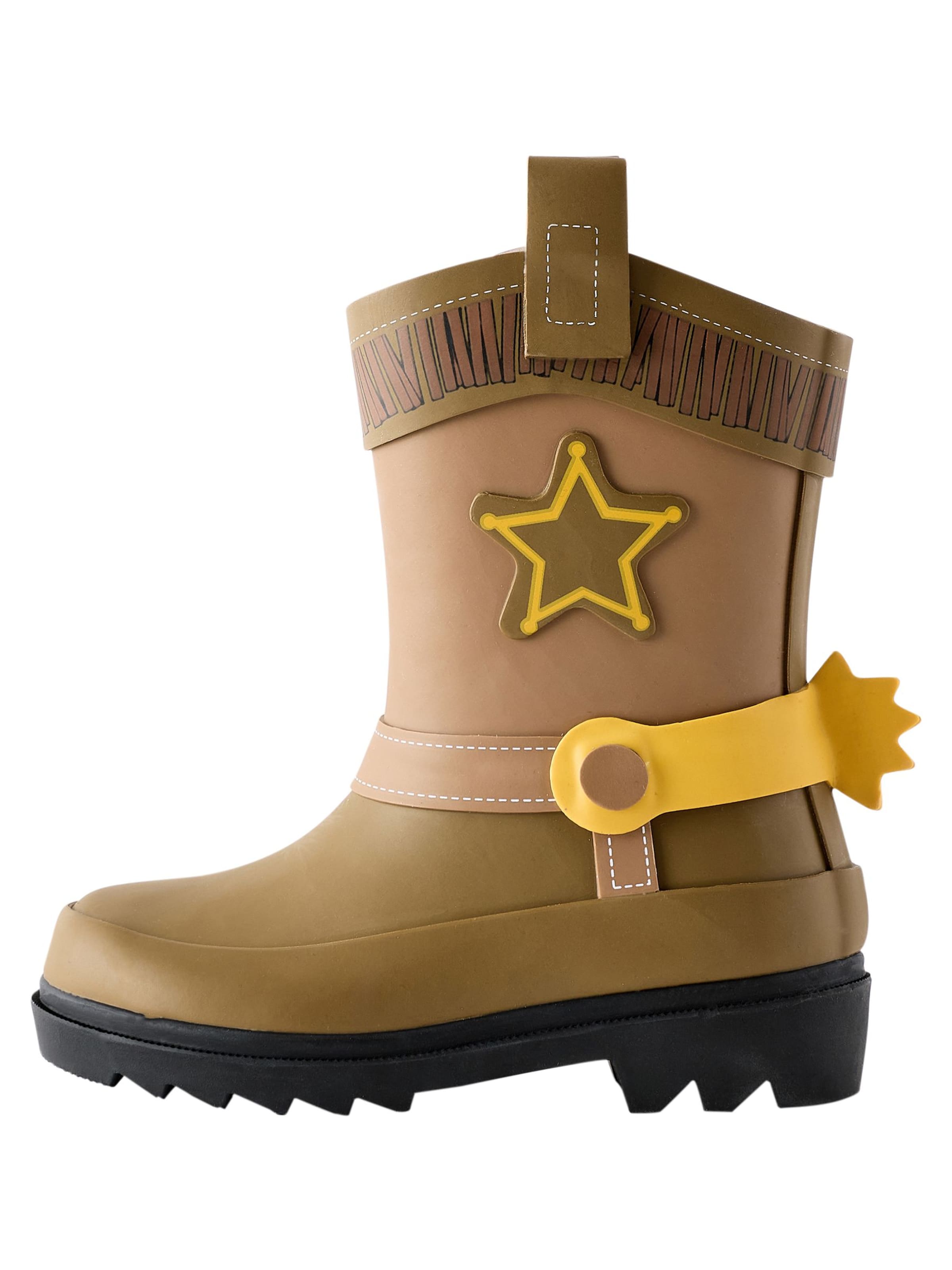 Next Gummistövel i brun: framsida