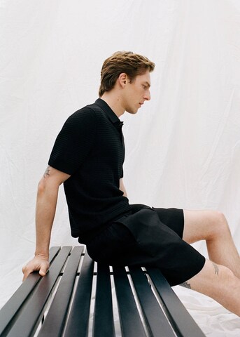 MANGO MAN Regular Shorts 'Vitos' in Schwarz