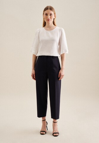SEIDENSTICKER Blouse ' Schwarze Rose ' in White