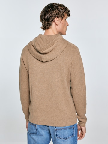 Sweat-shirt ' HOODSY ' BIG STAR en beige