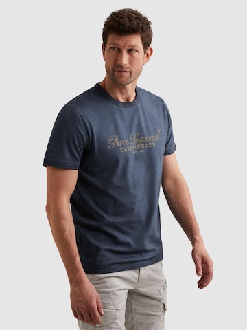Maglietta 'T-shirt in jersey with rugged artwork on the chest' di PME Legend in blu