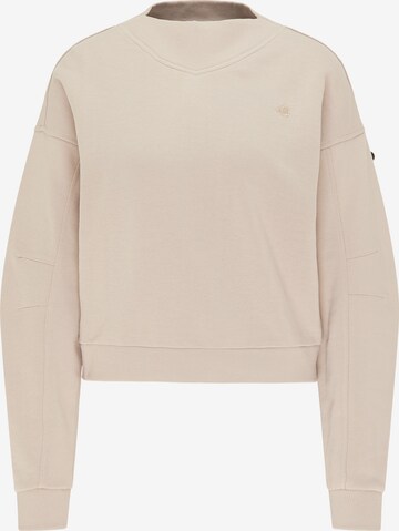 DreiMaster Vintage Sweatshirt in Beige: voorkant