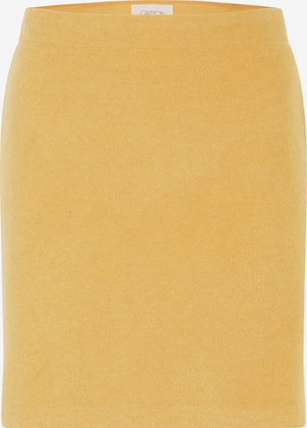 Cartoon Skirt in Yellow: front