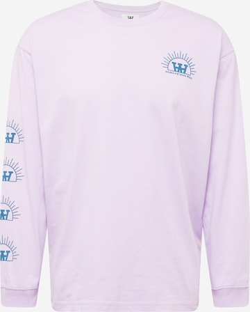 WOOD WOOD Paita 'Mir Resort' värissä lila: etupuoli