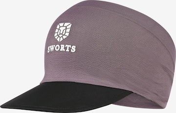 SWORTS Athletic Cap 'BANDANA' in Purple: front