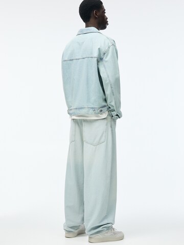 Pull&Bear Wide leg Jeans in Blue