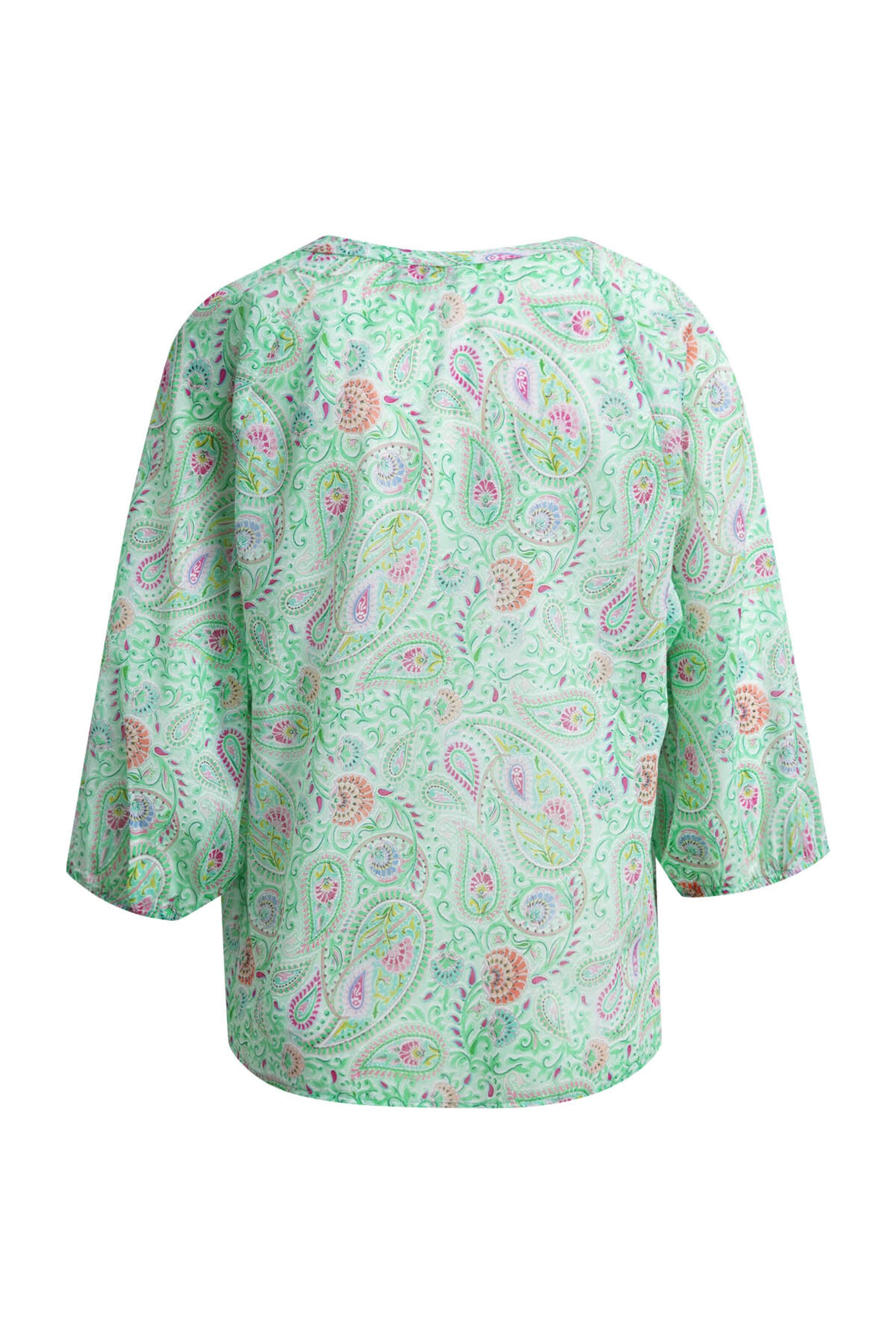 Milano Italy Blouse in Green