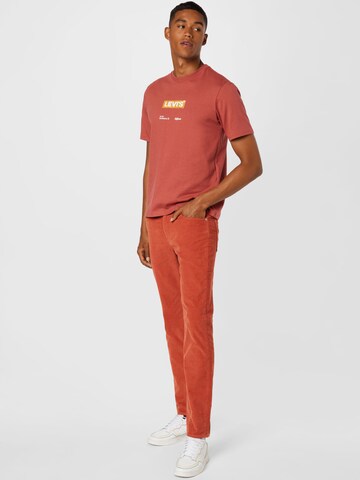 LEVI'S ® Paita 'Relaxed Fit Tee' värissä ruskea