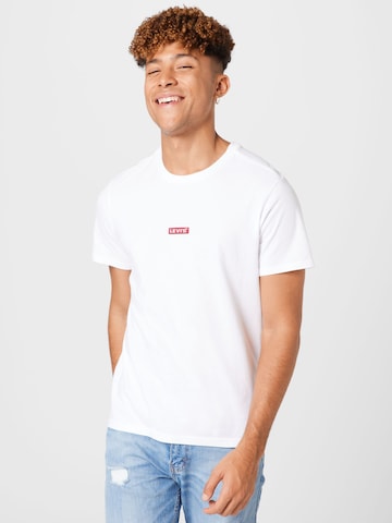 LEVI'S ® Μπλουζάκι 'SS Relaxed Baby Tab Tee' σε λευκό: μπροστά