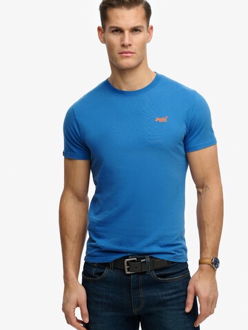 Superdry & Co Μπλουζάκι 'Essential' σε μπλε: μπροστά