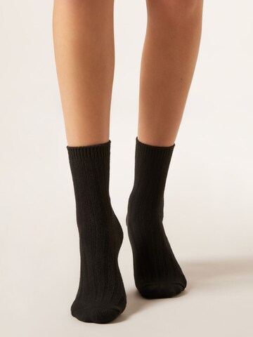 CALZEDONIA Socken in Schwarz