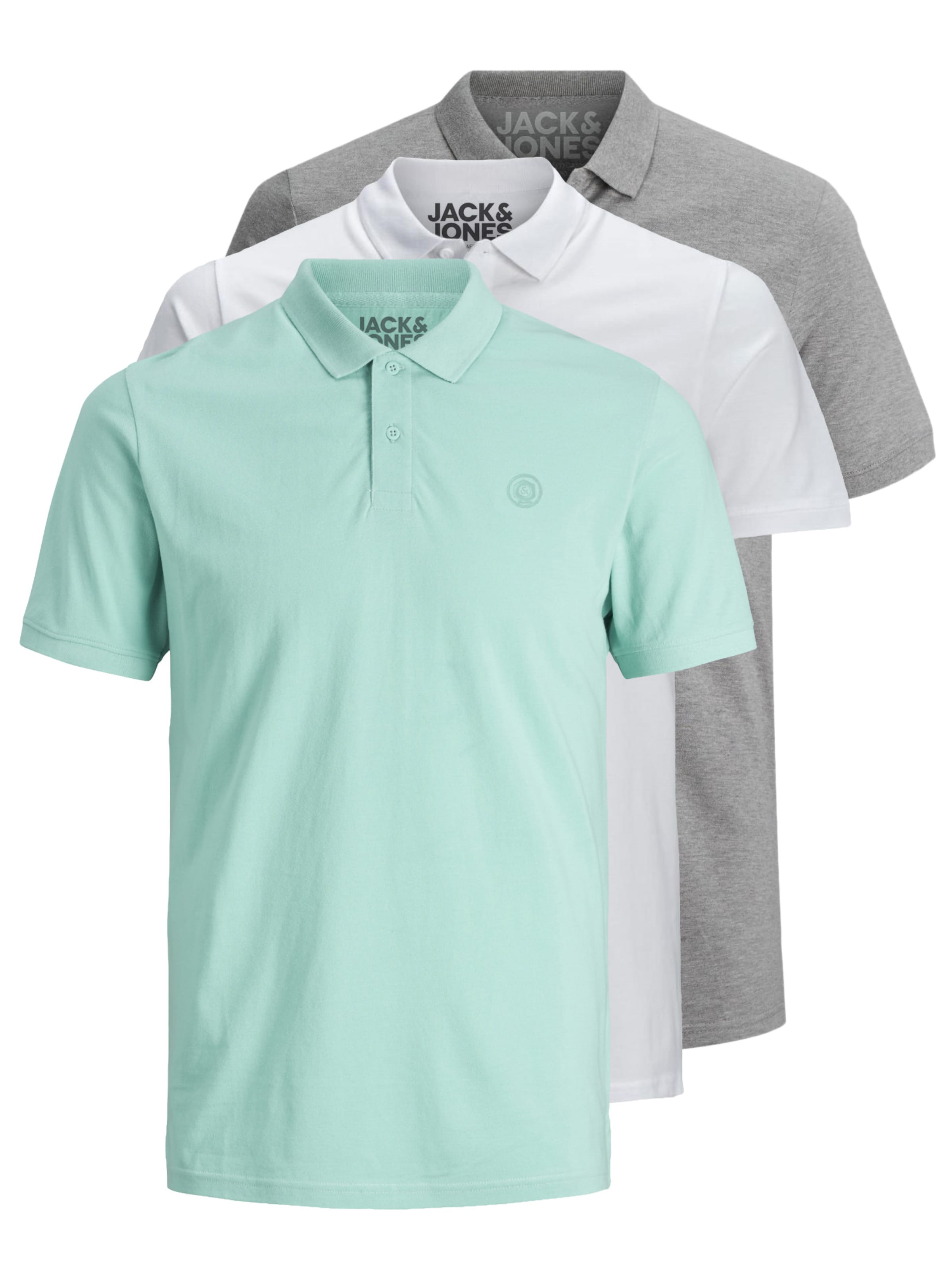 JACK & JONES Poloshirt 'JJBasic' in Blau: Vorderseite