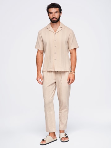 Ombre Regular fit Button Up Shirt in Brown