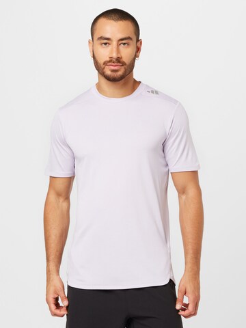 ADIDAS PERFORMANCE - Camisa funcionais 'Designed 4 Hiit' em cinzento: frente