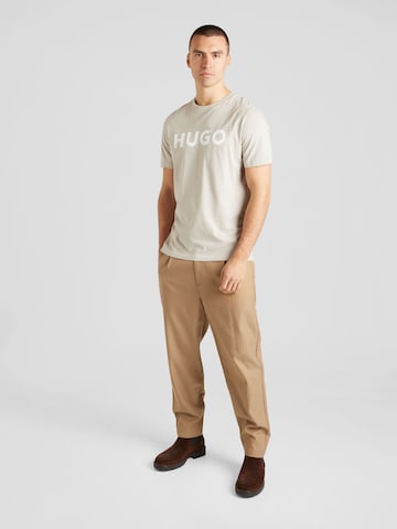 HUGO Red T-shirt 'Dulivio' i grå