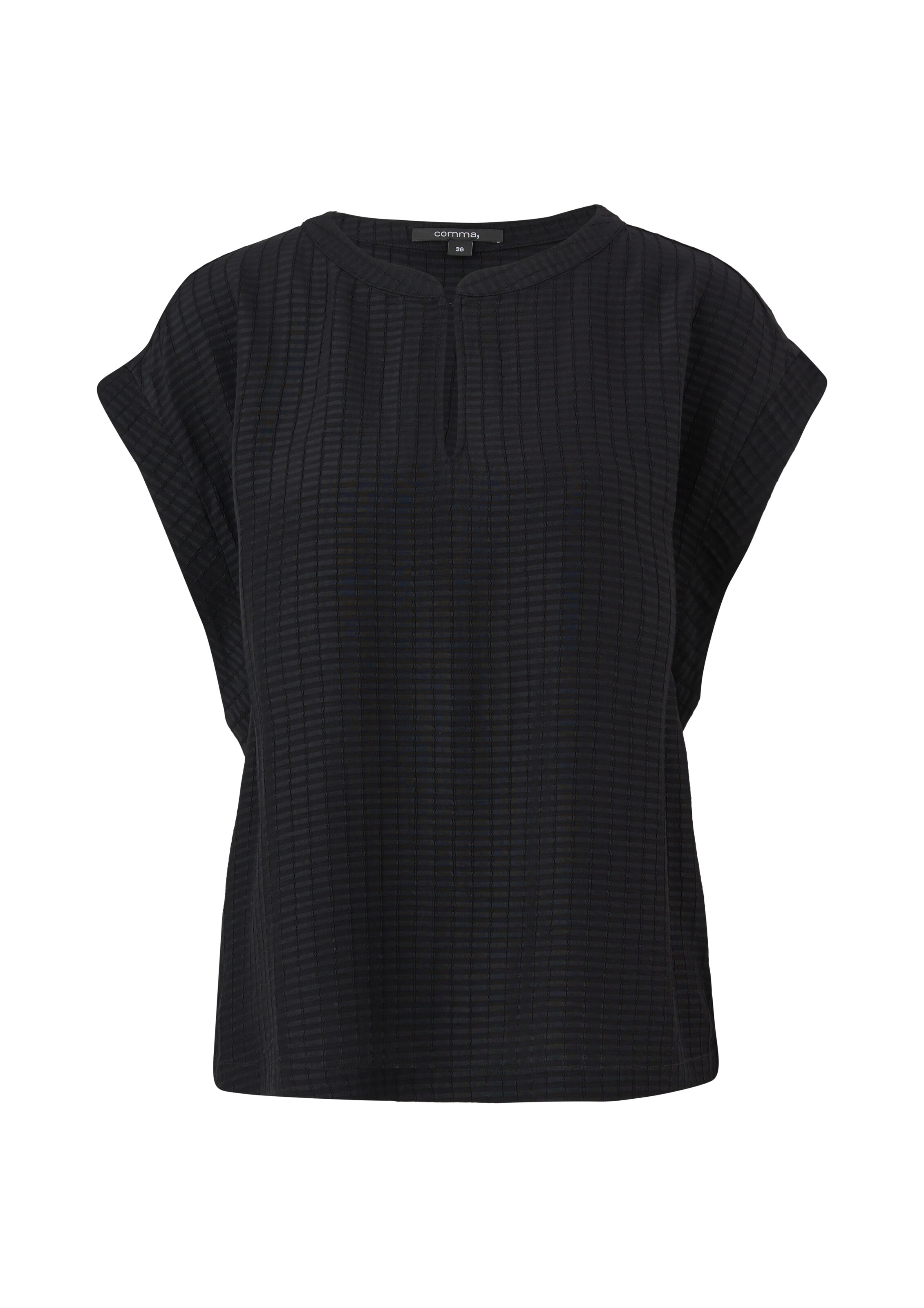 COMMA Blouse in Zwart: voorkant