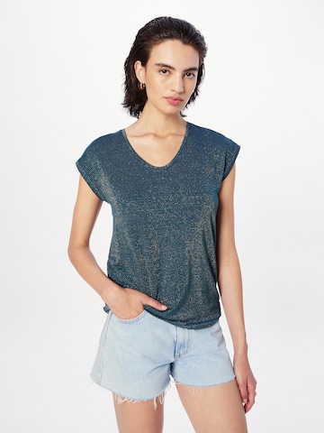 PIECES - Camiseta 'Billo' en azul: frente