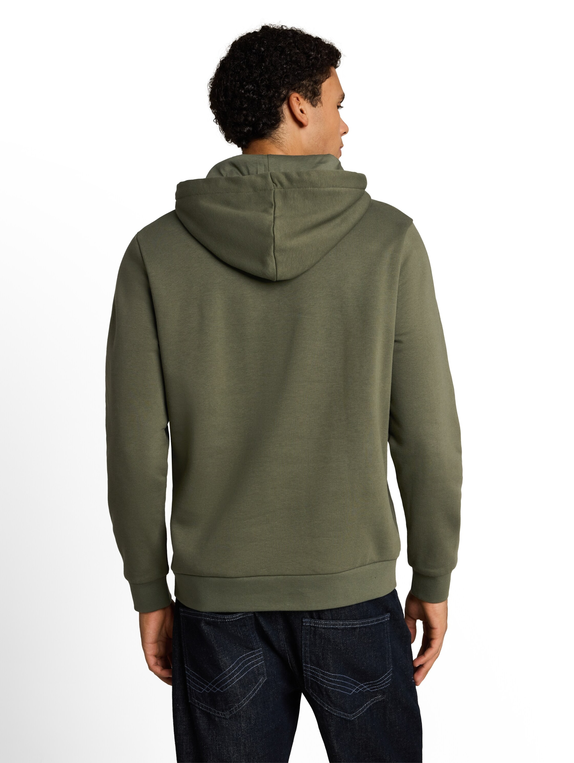 TOM TAILOR DENIM Sweatshirt in Grün