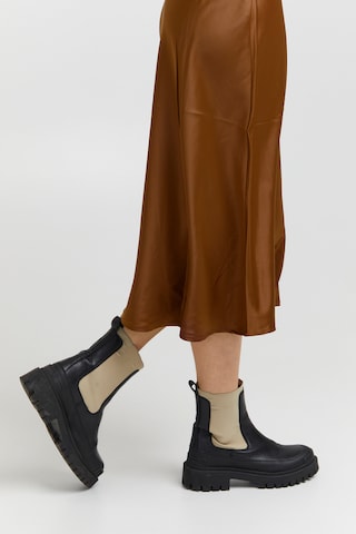 ICHI Skirt 'XENDRA' in Brown