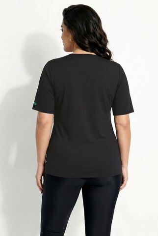 Ulla Popken Shirt in Zwart