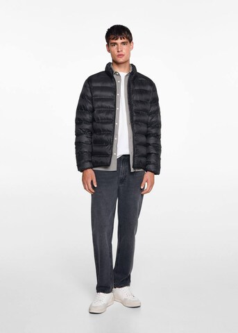 MANGO TEEN Winterjacke in Schwarz