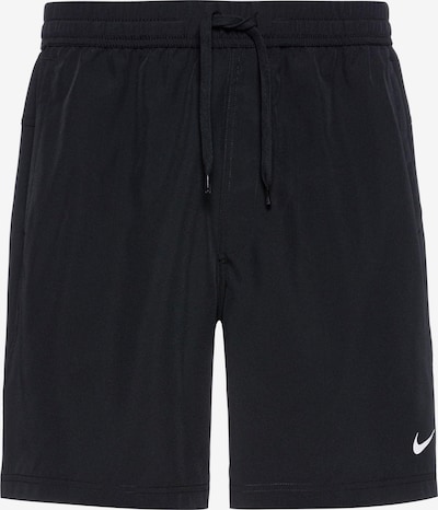 Pantaloni sport NIKE pe negru / alb, Vizualizare produs