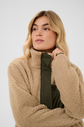 Love Copenhagen Fleece jas 'LCVigga' in Bruin