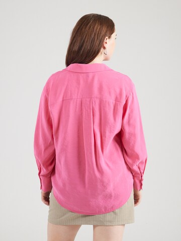 Vero Moda Curve Bluza 'VMQUEENY' | roza barva