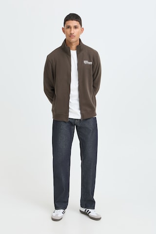 BLEND - Sudadera con cremallera 'BHKENJI' en marrón