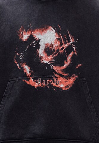 FAVELA Sweatshirt 'Hell' in Schwarz
