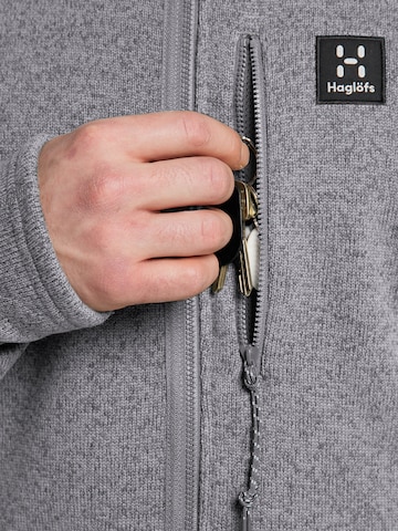 Haglöfs Athletic Fleece Jacket 'Risberg' in Grey