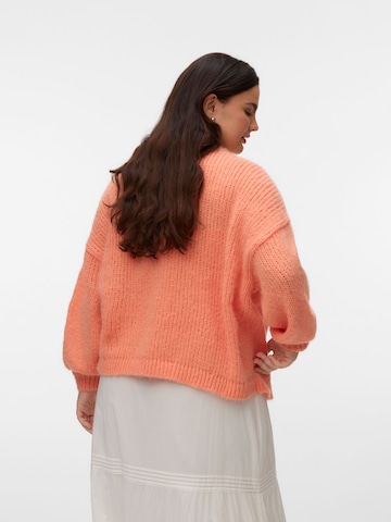 Vero Moda Curve - Cárdigan 'VMCMaybe' en naranja