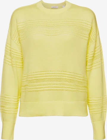 Pull-over ESPRIT en jaune : devant