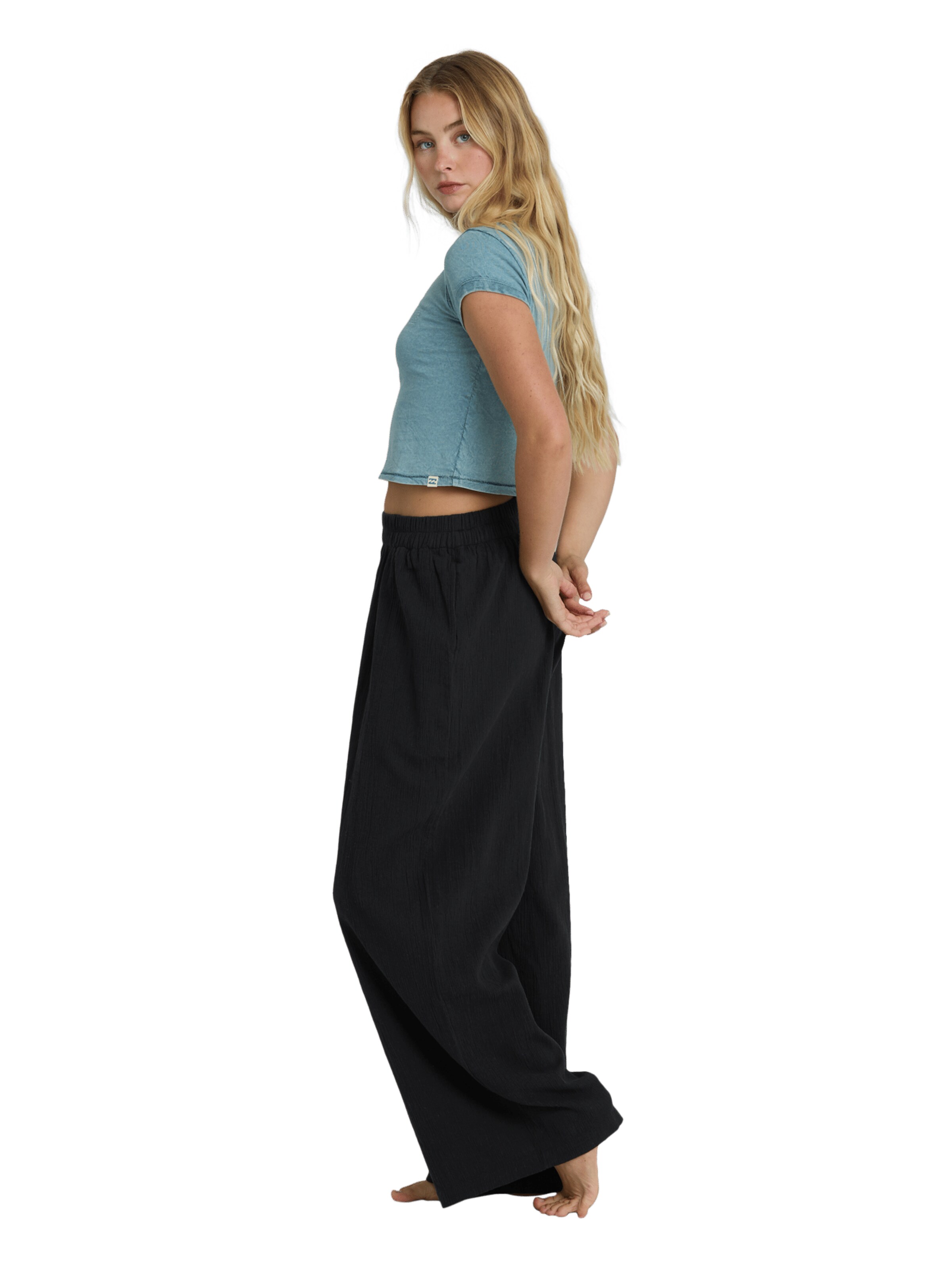 BILLABONG Loose fit Pants 'Follow Me' in Black