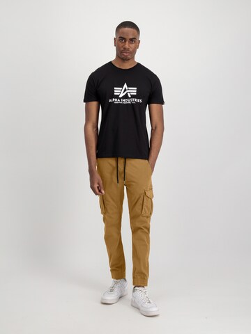 ALPHA INDUSTRIES Tapered Cargobroek in Groen