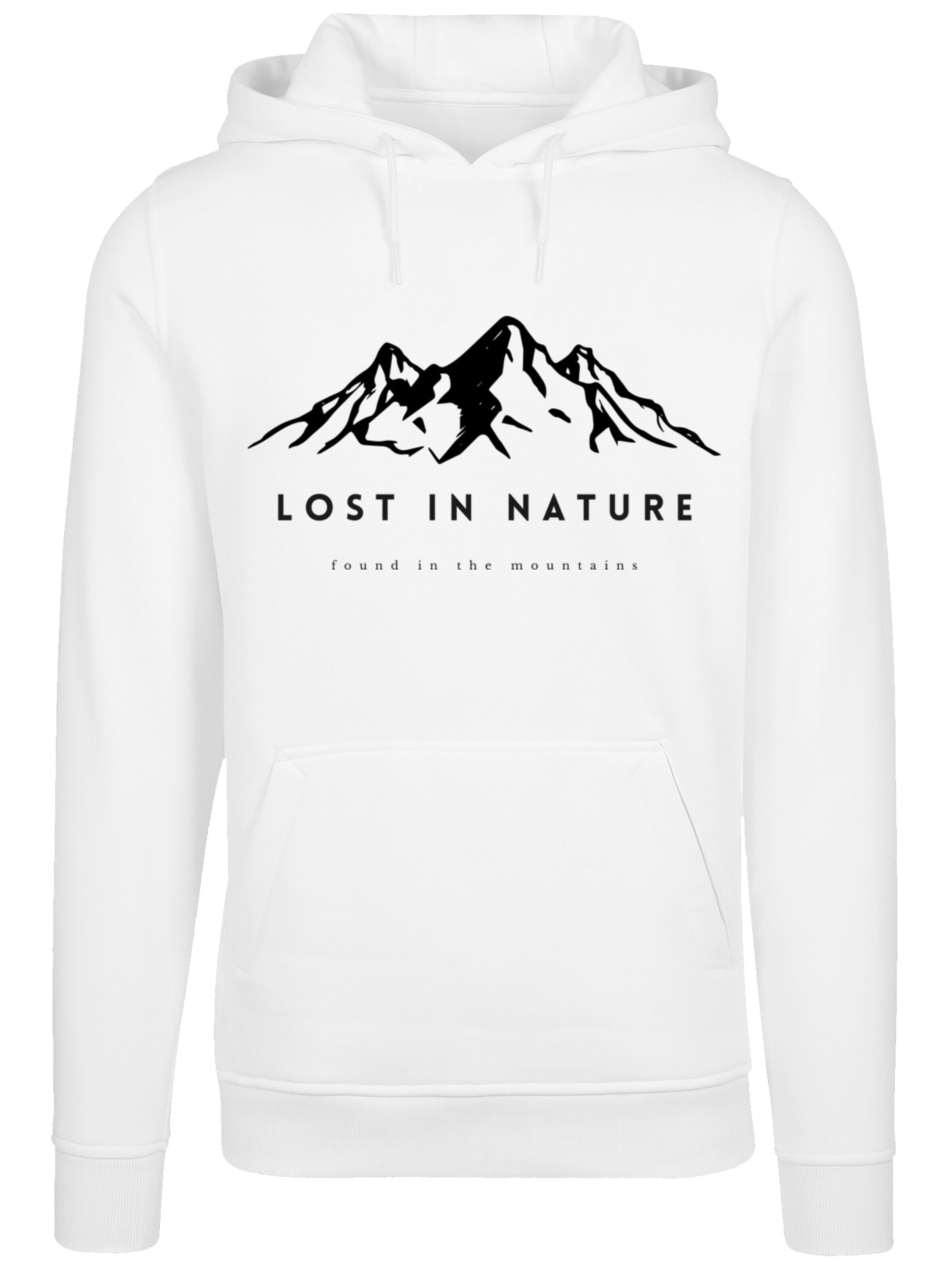 Sweat-shirt F4NT4STIC en blanc : devant
