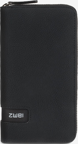 ZWEI Wallet 'MADEMOISELLE.M MW2' in Black: front