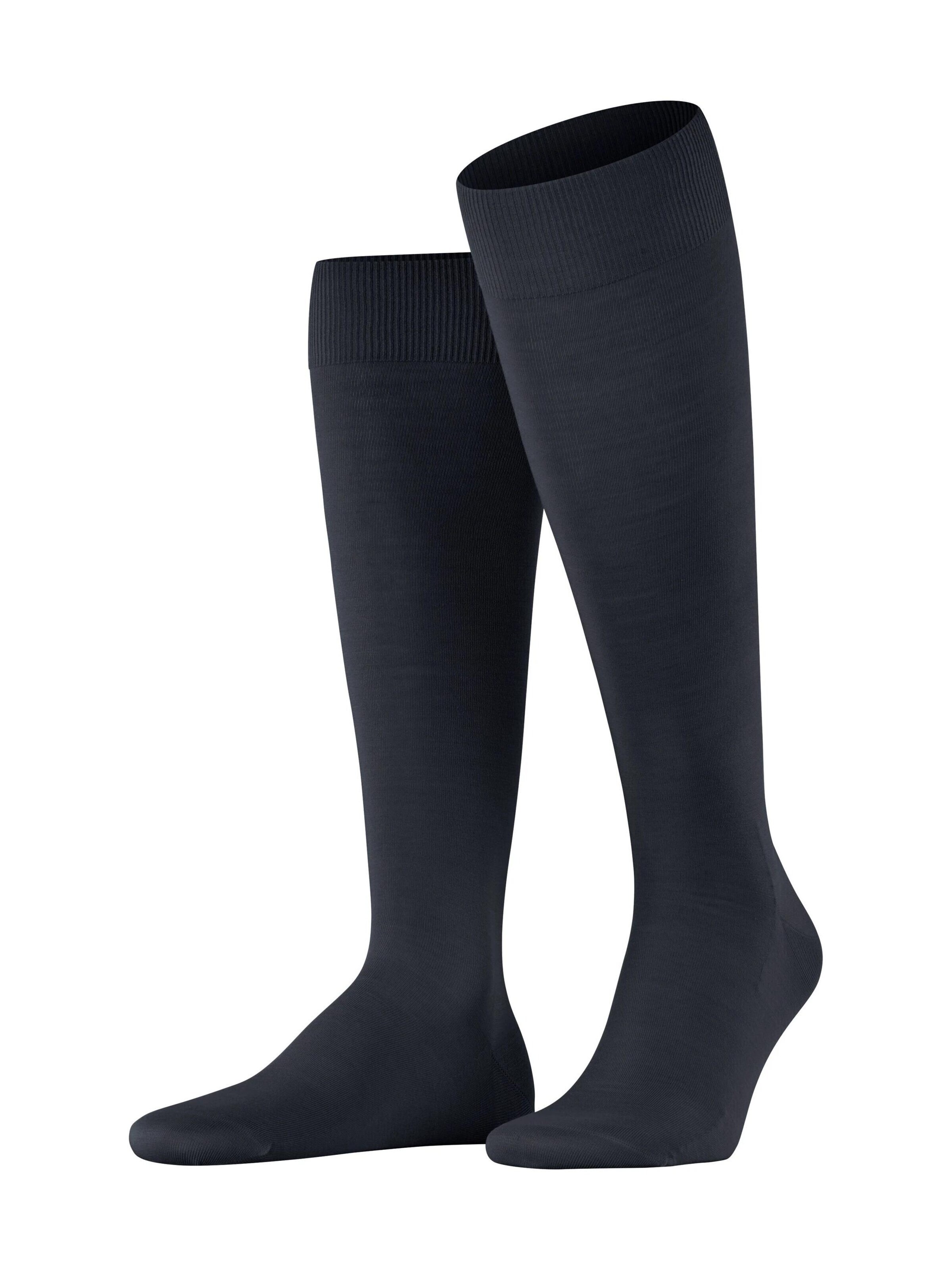 FALKE Kniestrümpfe 'ClimaWool'‌‌‌‌‌ in Blau: Vorderseite