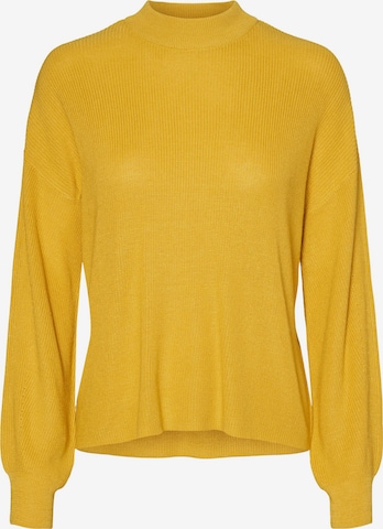 VERO MODA Пуловер 'LEXSUN' в жълто: отпред