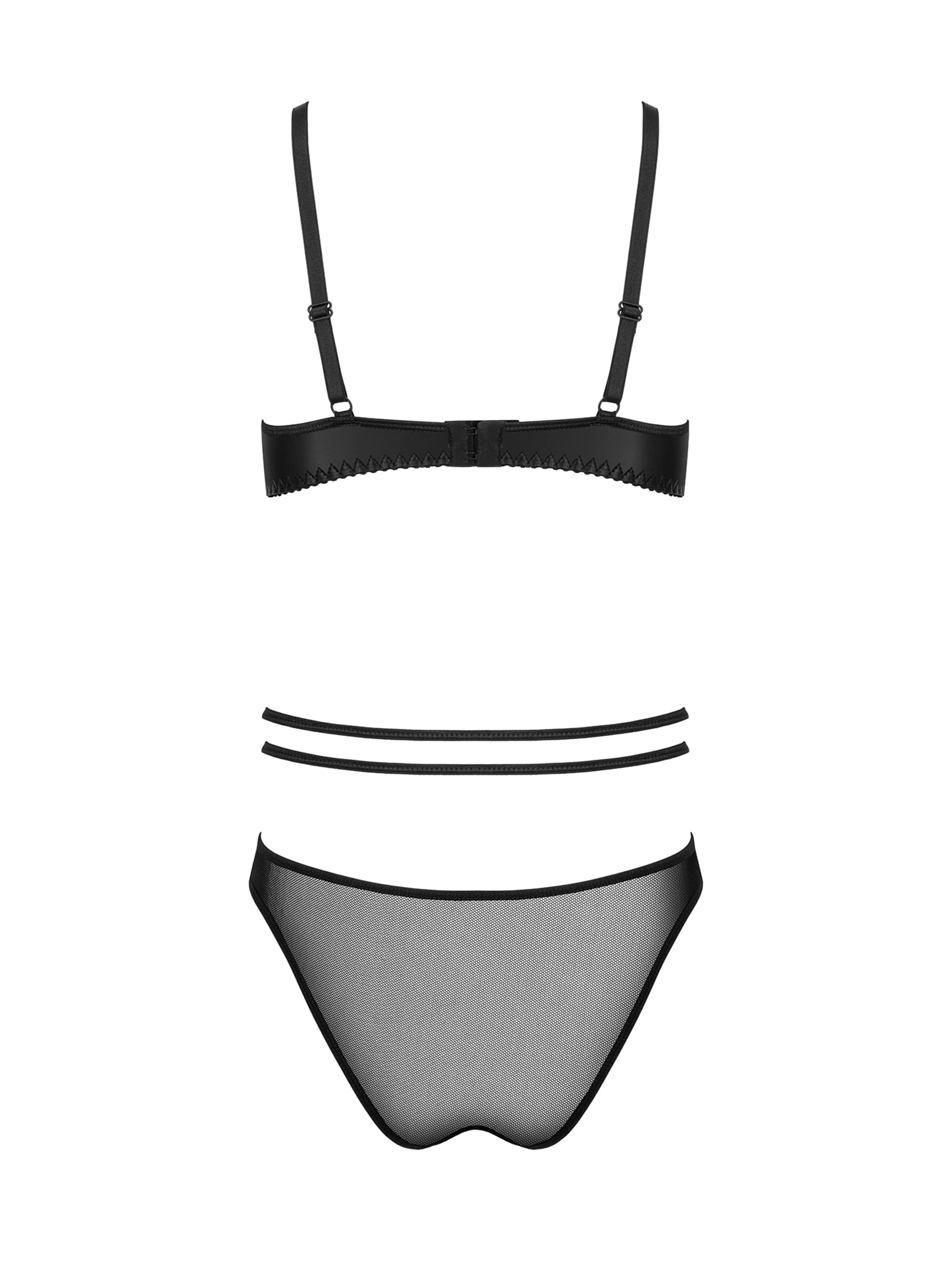 SpaLeXLine Classic Underwear Sets 'Casidy Set' in Black