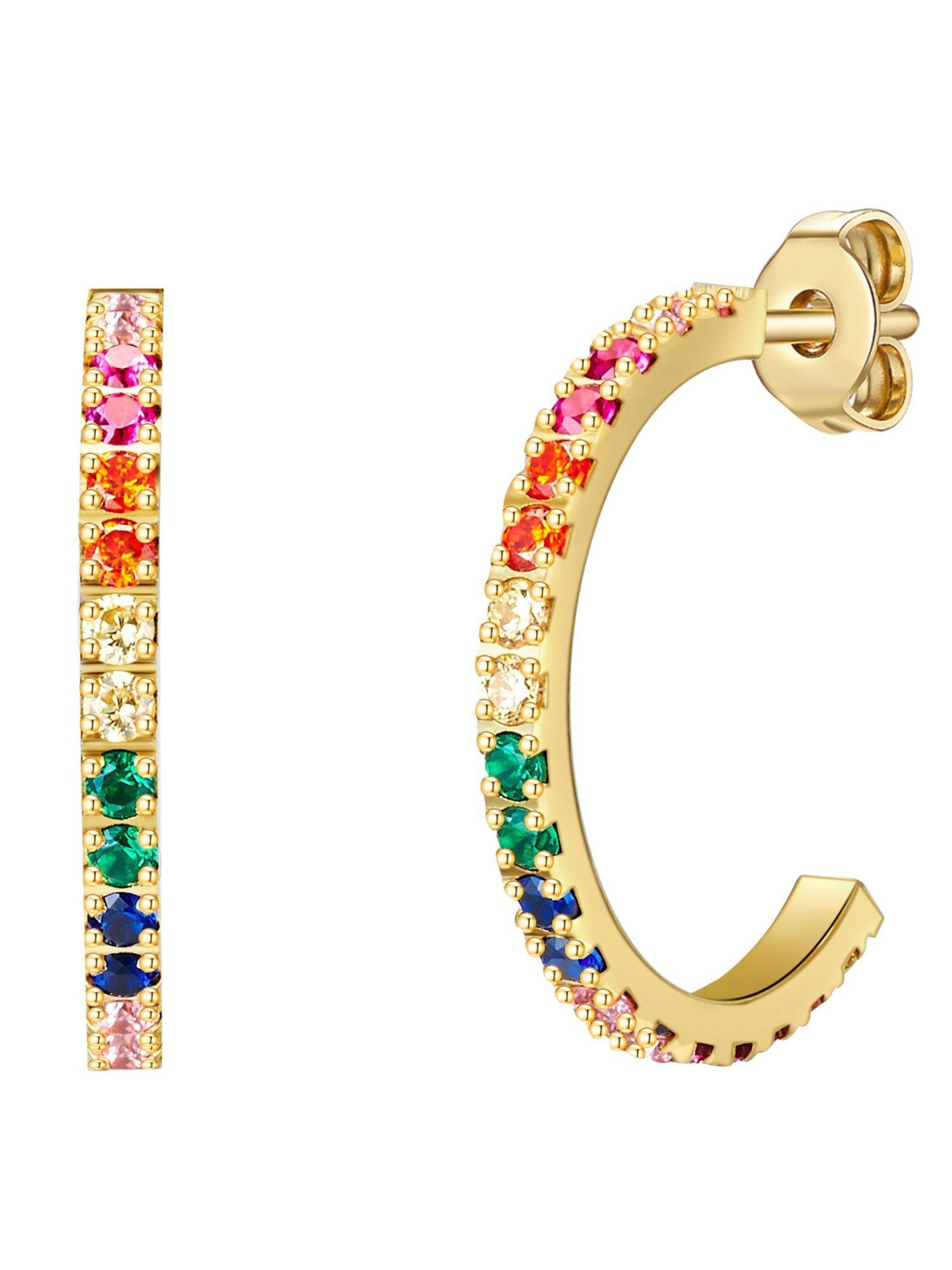 Eastside Ohrringe in Gold: Vorderseite