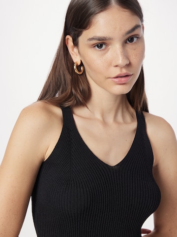 Sisley Knitted Top in Black