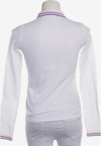 LACOSTE Shirt langarm XS in Weiß